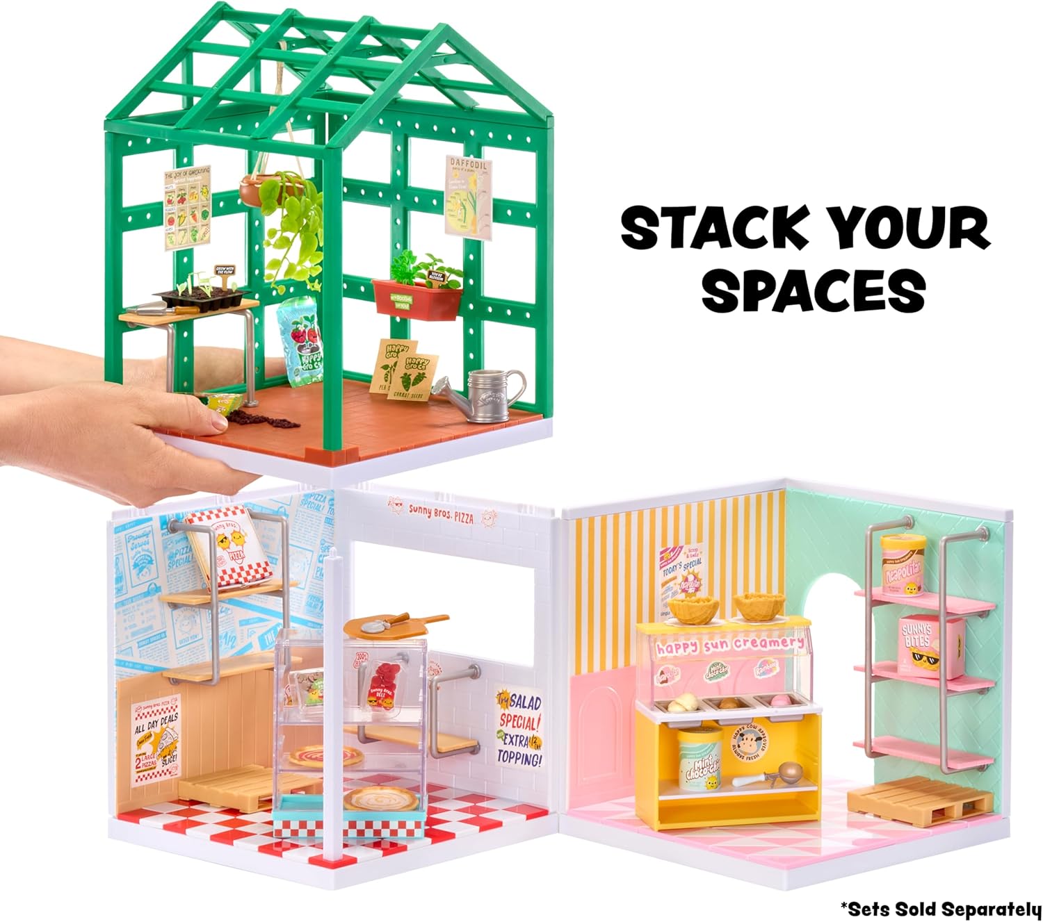 MGA's Miniverse Spaces Starter Pack Greenhouse MGA-598060 - Colorland Toys