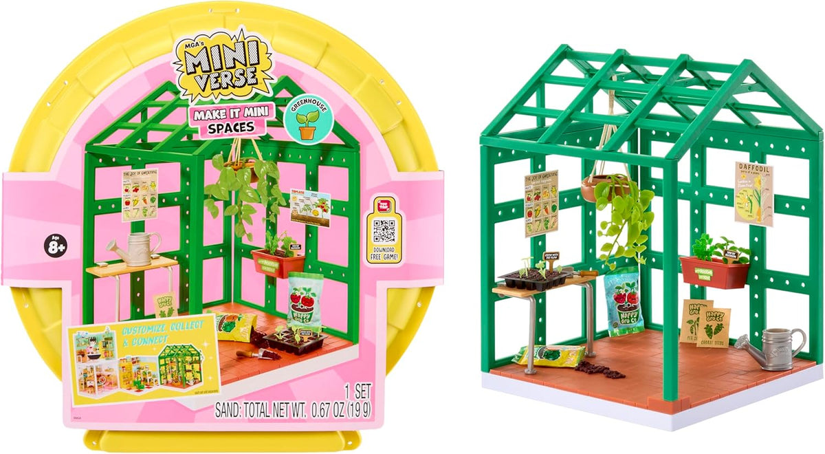 MGA's Miniverse Spaces Starter Pack Greenhouse MGA-598060 - Colorland Toys