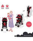 Mickey Buggy Stroller B818B-L MKA