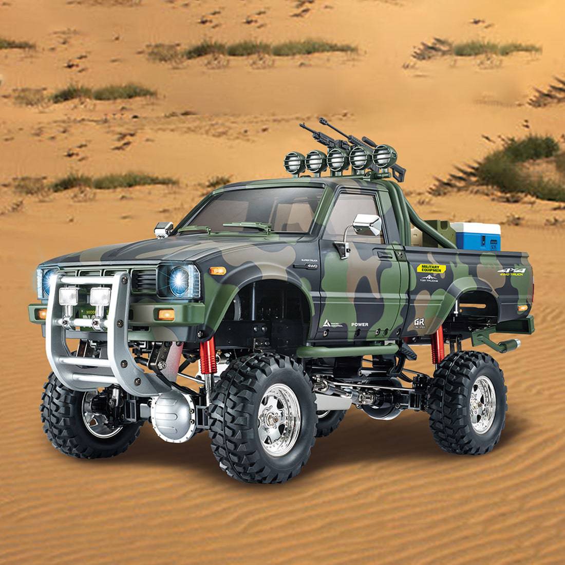 Middle East 4x4 Pickup 4WD Rally RC Car Military 1:10 - Colorland Toys