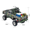 Middle East 4x4 Pickup 4WD Rally RC Car Military 1:10