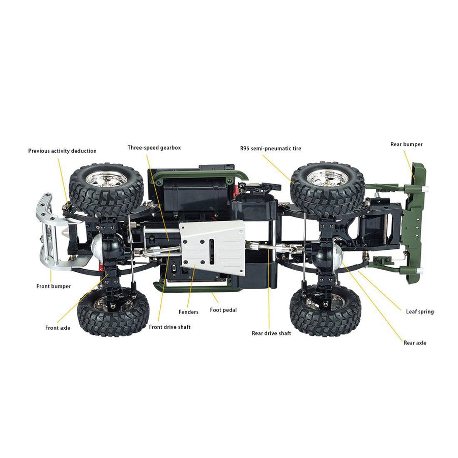 Middle East 4x4 Pickup 4WD Rally RC Car Military 1:10 — image 11
