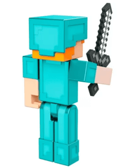 Minecraft Alex in Diamonds Armor Action Figure - Colorland Toys