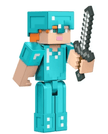 Minecraft Alex in Diamonds Armor Action Figure