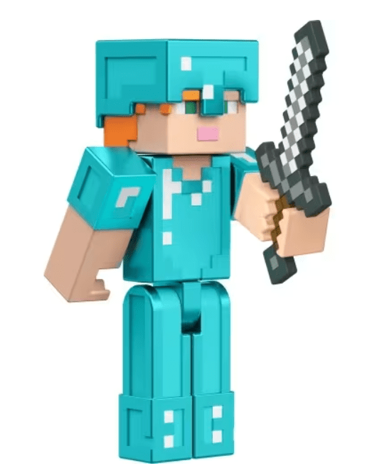 Minecraft Alex in Diamonds Armor Action Figure — image 2