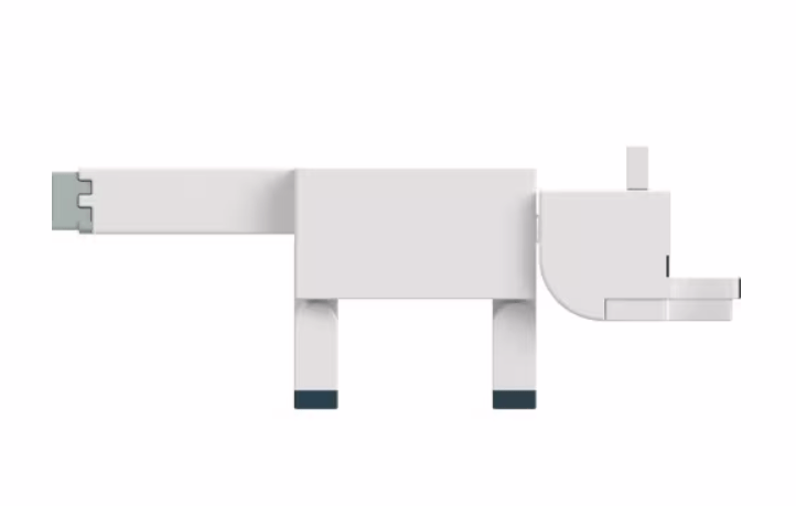 Minecraft Build a Block Arctic Fox GTP08/HTN13 — image 4