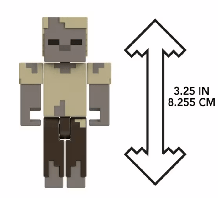 Minecraft Build a Block Husk GTP08/HTL85 - Colorland Toys