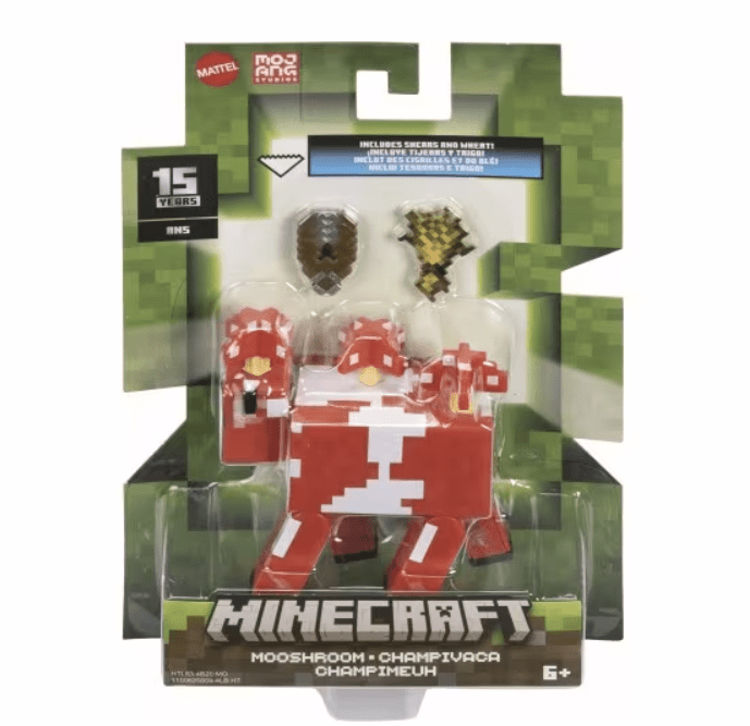 Minecraft Build a Block Mooshroom GTP08/HTL83 - Colorland Toys