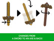 Minecraft Click & Switch Sword & Pick-Axe — Transforming 2-in-1 Role-Play Toy