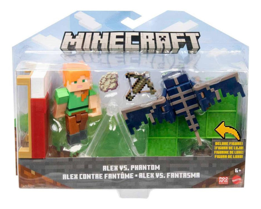 Minecraft Craft-A-Block Action Figure - Alex Vs Phantom HGN27/GTT53