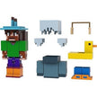 Minecraft Creator Series Action Figures - Fluffy Earmuffs and Inflatable Ducky HJG82/HJG79