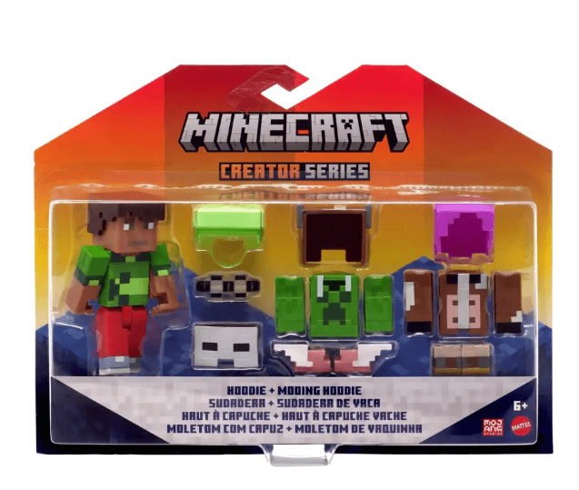 Minecraft Creator Series Action Figures - Hoodie and Mooing Hoodie HJG80/HJG79