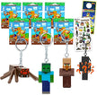 Minecraft Figural Keychains Blind Box MC8007 Assorted 1pc