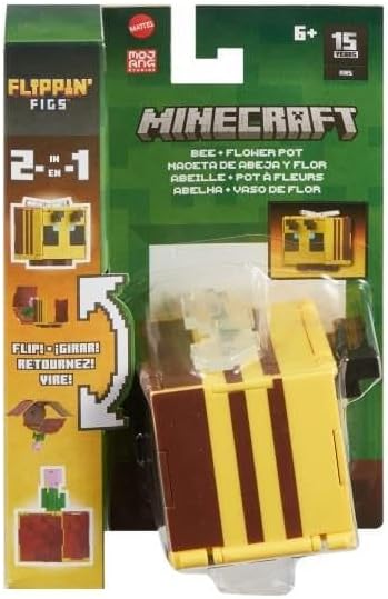 Minecraft Flippin Figures - Bee HTL51/HTL43 — image 1