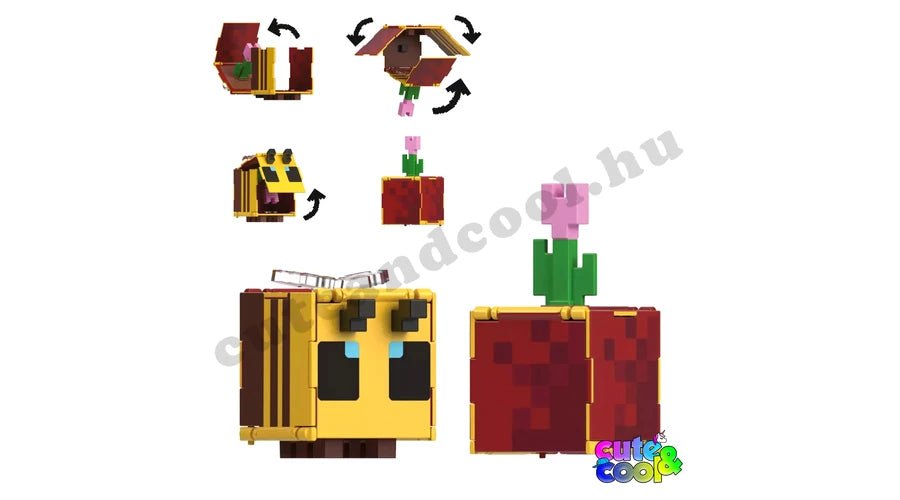 Minecraft Flippin Figures - Bee HTL51/HTL43 — image 2