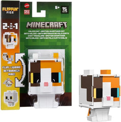 Minecraft Flippin Figures - Calico Cat HTL45/HTL43 - Colorland Toys