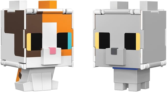 Minecraft Flippin Figures - Calico Cat HTL45/HTL43 - Colorland Toys