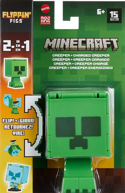 Minecraft Flippin Figures - Creeper — image 1