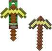 Minecraft Gold Pickaxe Roleplay Accessory – Life-Size Pixel Toy Tool for Kids Aged 6+ – Model JCV18