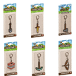 Minecraft Metal Keychains Asst MC6010