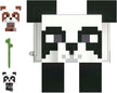 Minecraft Mob Head Minis Panda Playhouse Set HLL25