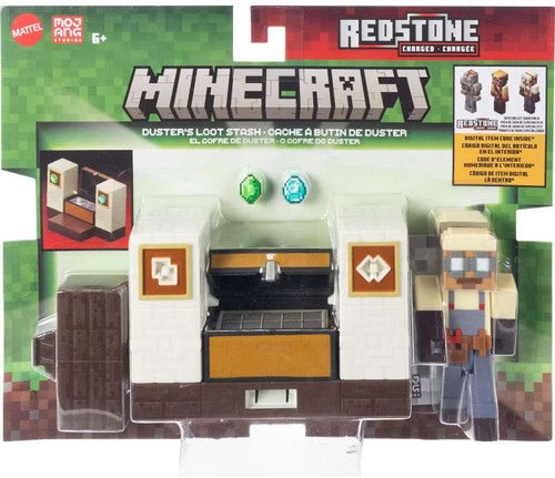 Minecraft Redstone Charged Duster's Loot Stash Action Figure