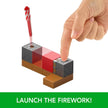 Minecraft Redstone Protector's Firework Launcher Figure Set
