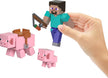 Minecraft Steve & Pigs Action Figure 2-Pack GTT53