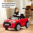 Mini Cooper Battery Operated With Handle Red 656R-H