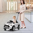 Mini Cooper Battery Operated With Handle White 656R-H
