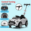 Mini Cooper Battery Operated With Handle White 656R-H