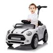 Mini Cooper Battery Operated With Handle White 656R-H