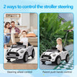 Mini Cooper Battery Operated With Handle White 656R-H