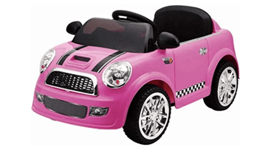 Mini Cooper Car 12V Pink 6088 — image 1