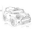 Mini Cooper Car White 656R/656RH
