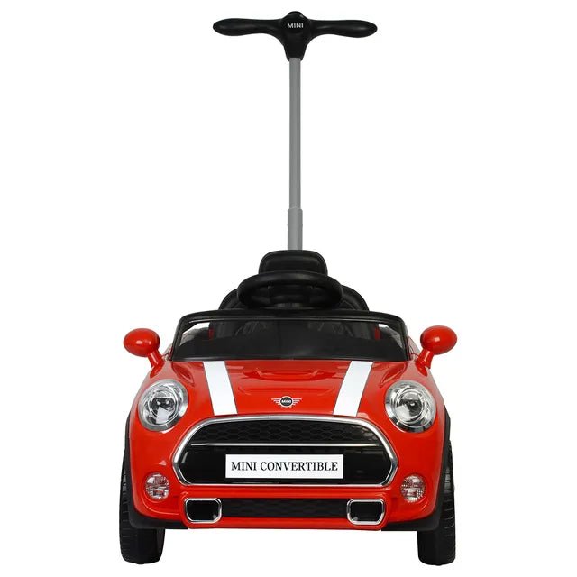 Mini Cooper Licensed Push Car with Shade – Red 3636C — image 6