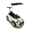 Mini Cooper Push Car with Sun Shade White 3636C — Toddler Walker Car