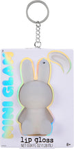 Mini Glam Cosmetic Bunny Lip Gloss, Keychain, White – MGA Entertainment