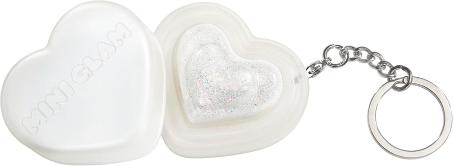 Mini Glam Heart Glitter Balm – Extra Credit (White Heart) — image 5