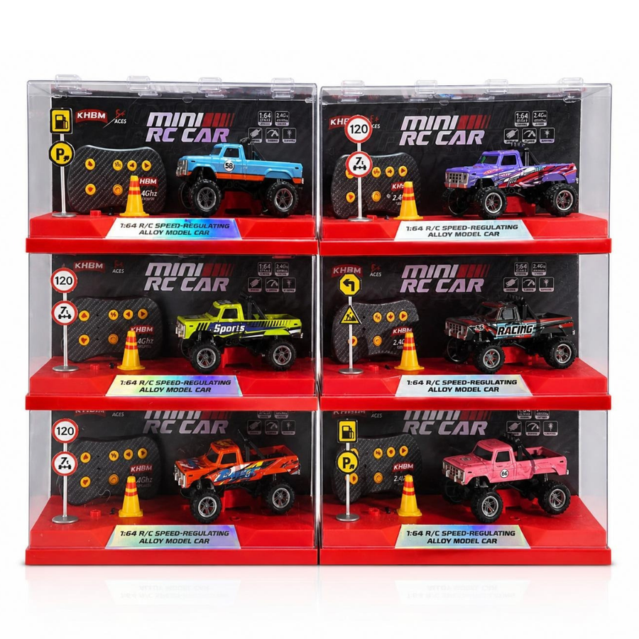Mini RC Truck 1:64 Scale Remote Control Monster Truck - Assorted 1 pc — image 30