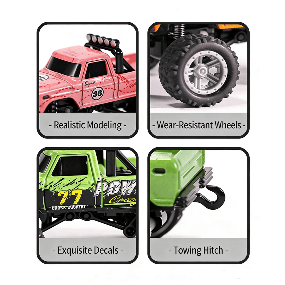 Mini RC Truck 1:64 Scale Remote Control Monster Truck - Assorted 1 pc - Colorland Toys