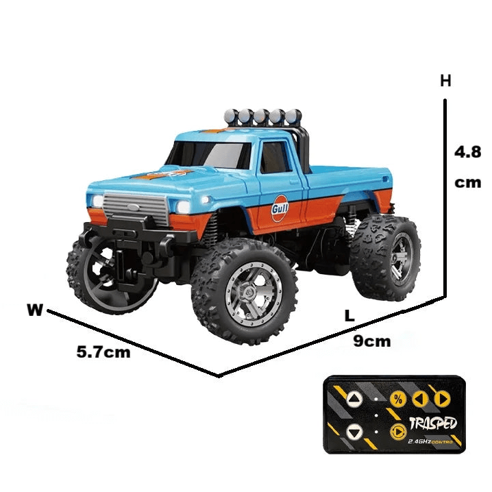 Mini RC Truck 1:64 Scale Remote Control Monster Truck - Assorted 1 pc — image 28