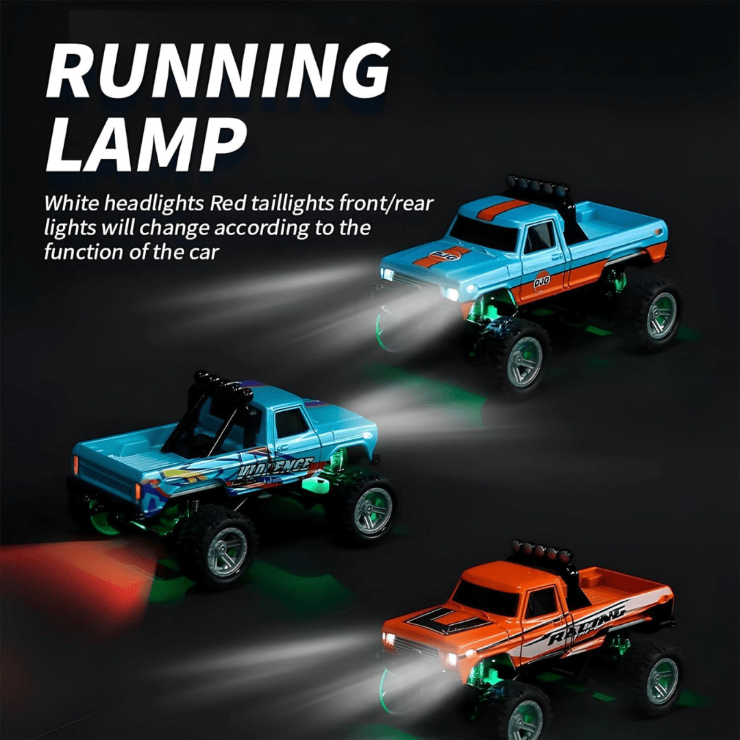 Mini RC Truck 1:64 Scale Remote Control Monster Truck - Assorted 1 pc — image 3