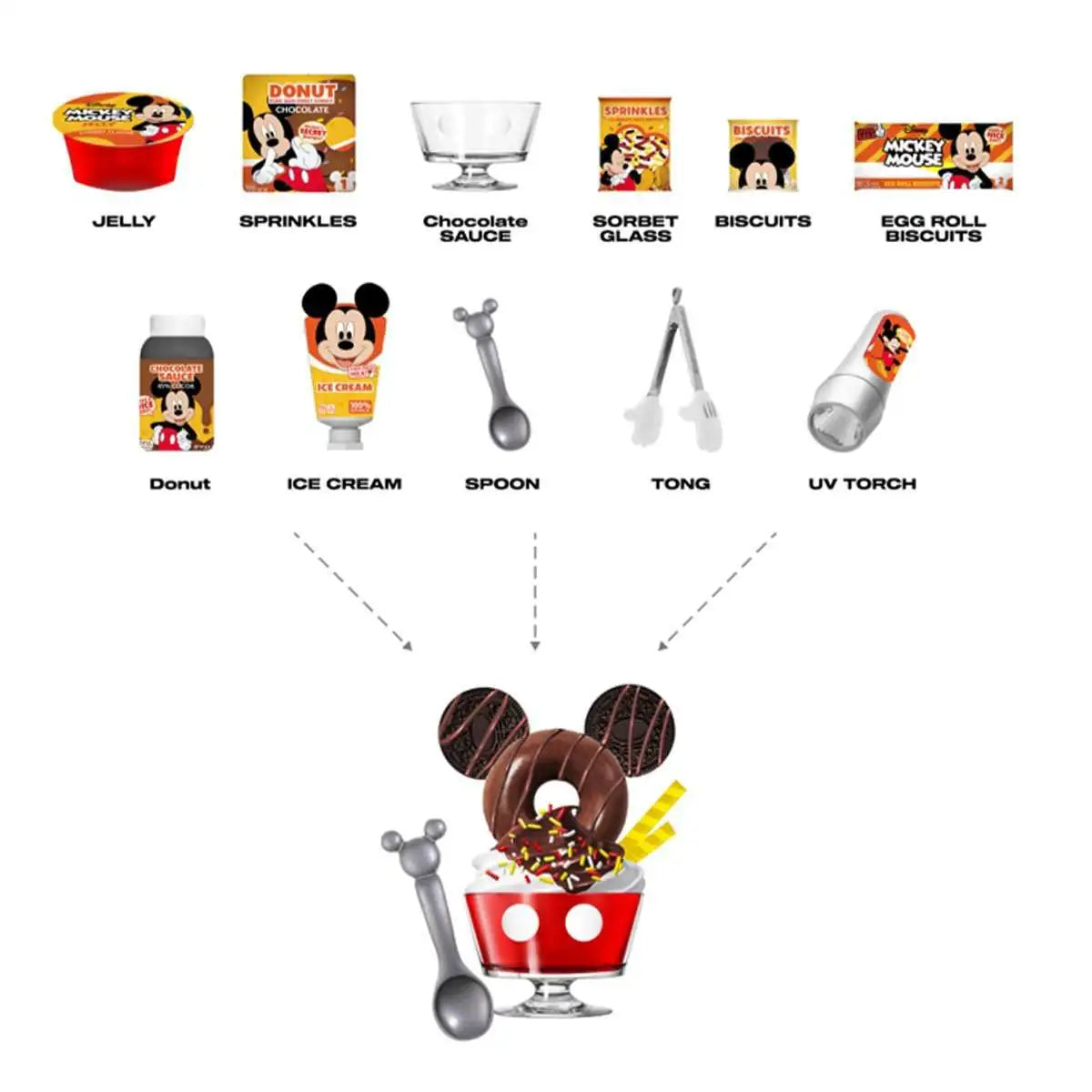 Zuru Mini Brands-Disney Snacks Create -Series-1 77708GQ2