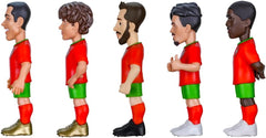 MINIX Football Stars Portugal 5 Figure Collectible Set 7cm - Colorland Toys