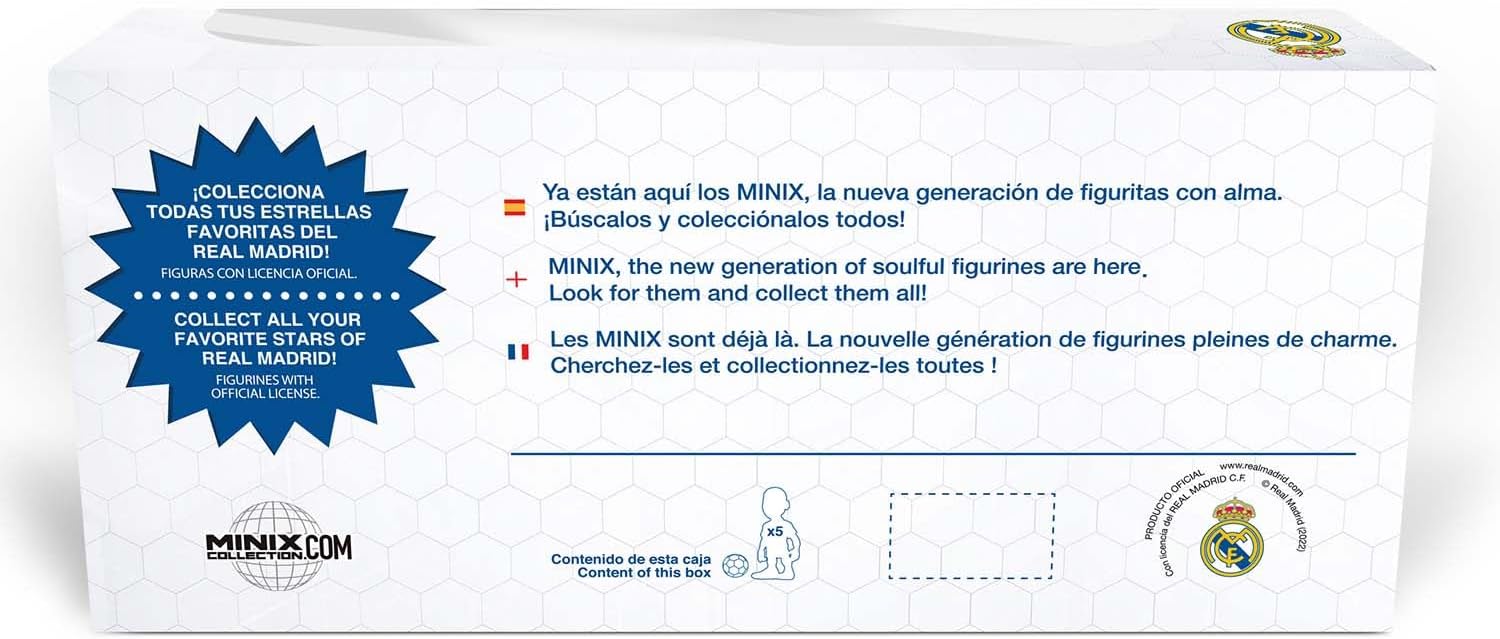 Minix Real Madrid Figures Pack of 5 18352 - Colorland Toys