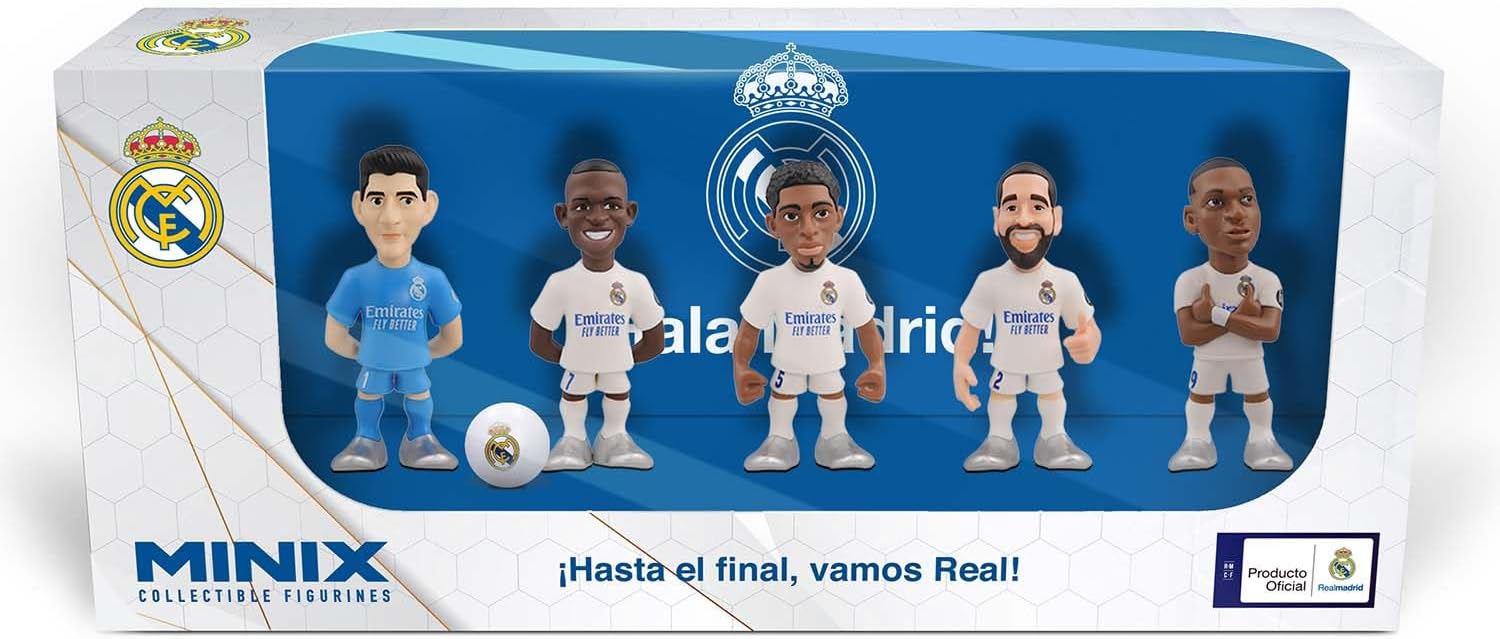 Minix Real Madrid Figures Pack of 5 18352 - Colorland Toys