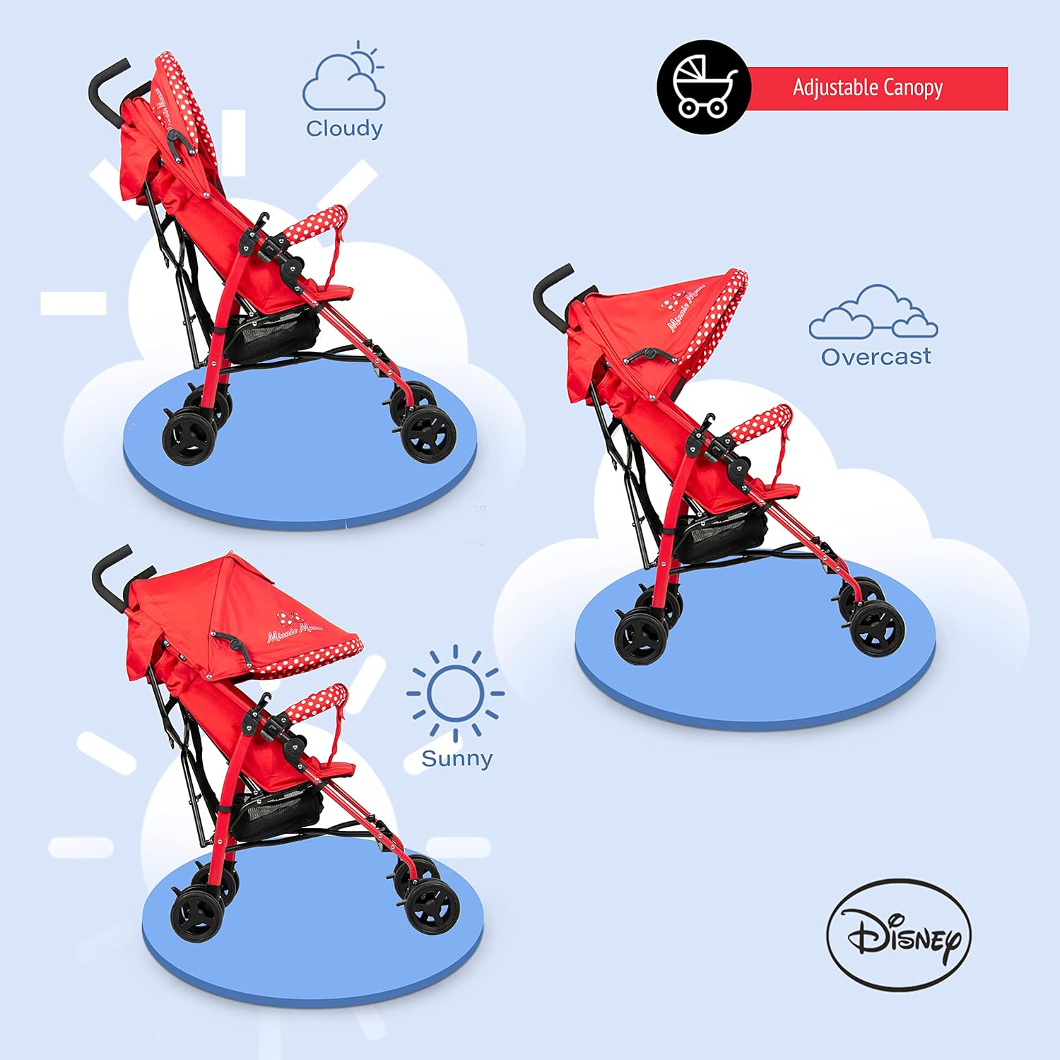 Minnie Buggy Stroller B801C - Colorland Toys