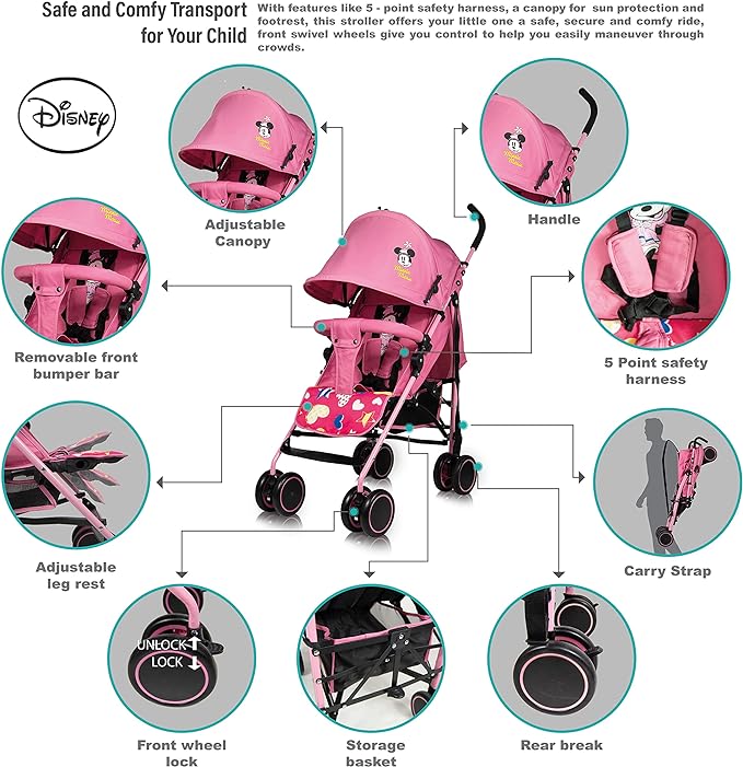 Minnie Buggy Stroller B818B — image 7
