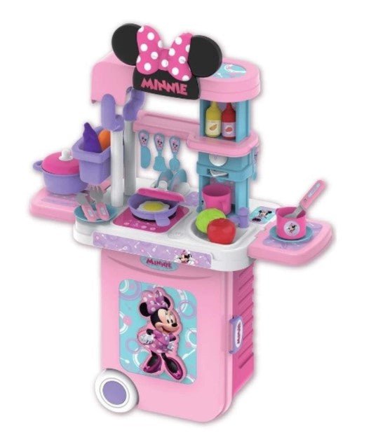 Minnie Mouse 3 - in - 1 Kitchen Trolley Case - Colorland Toys